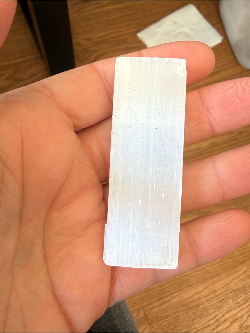 White Selenite Energy Wand - Natural Crystal for Cleansing